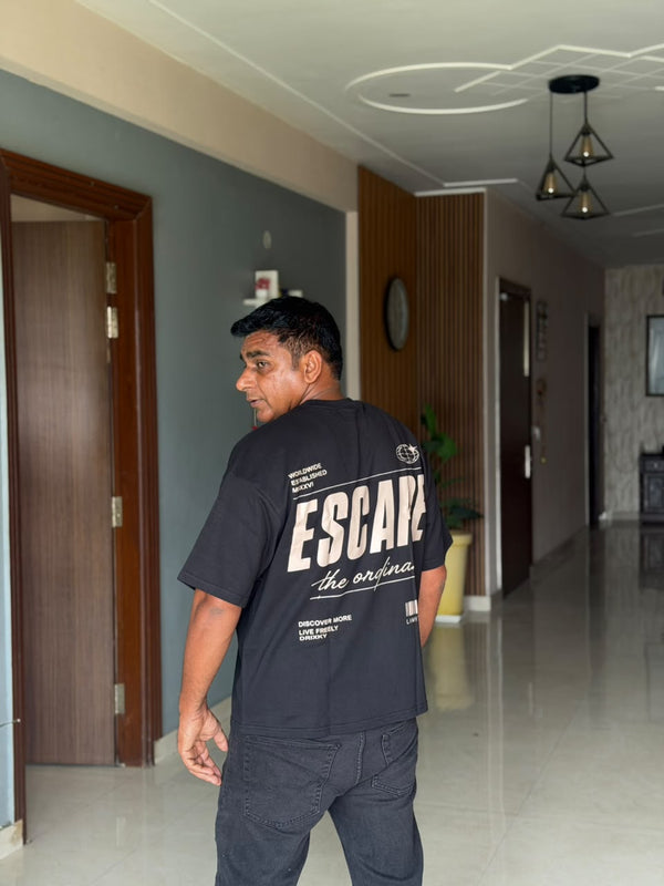 anoopmasterji wearing The Escape Tee