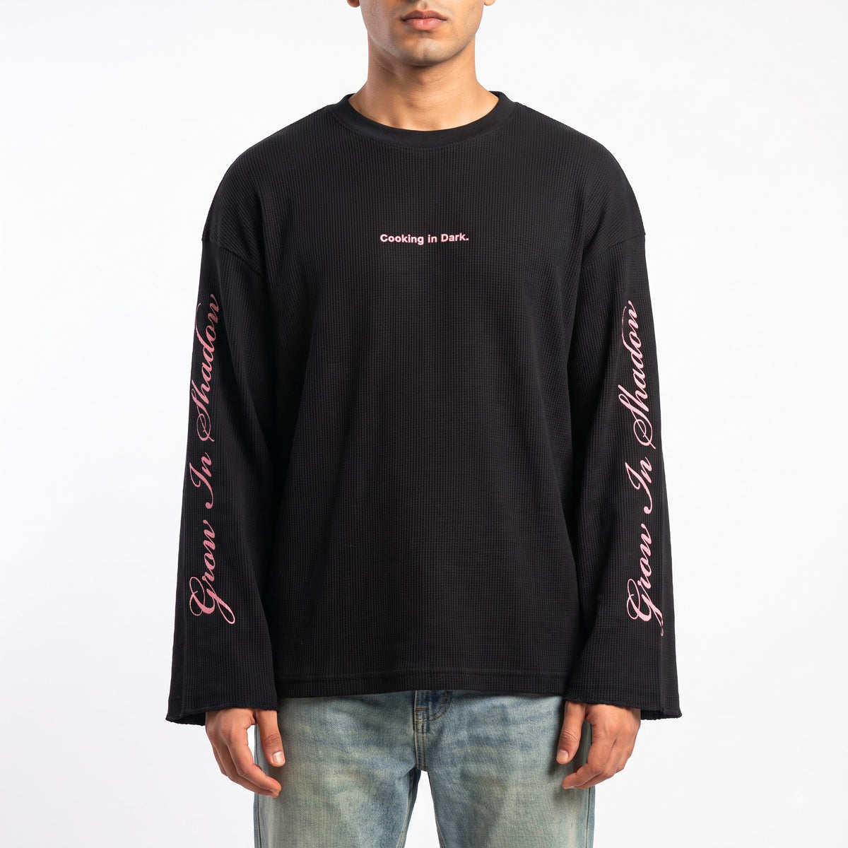 COOKING IN DARK Waffle Tee