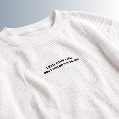 LEAD YOUR LIFE Waffle Tee